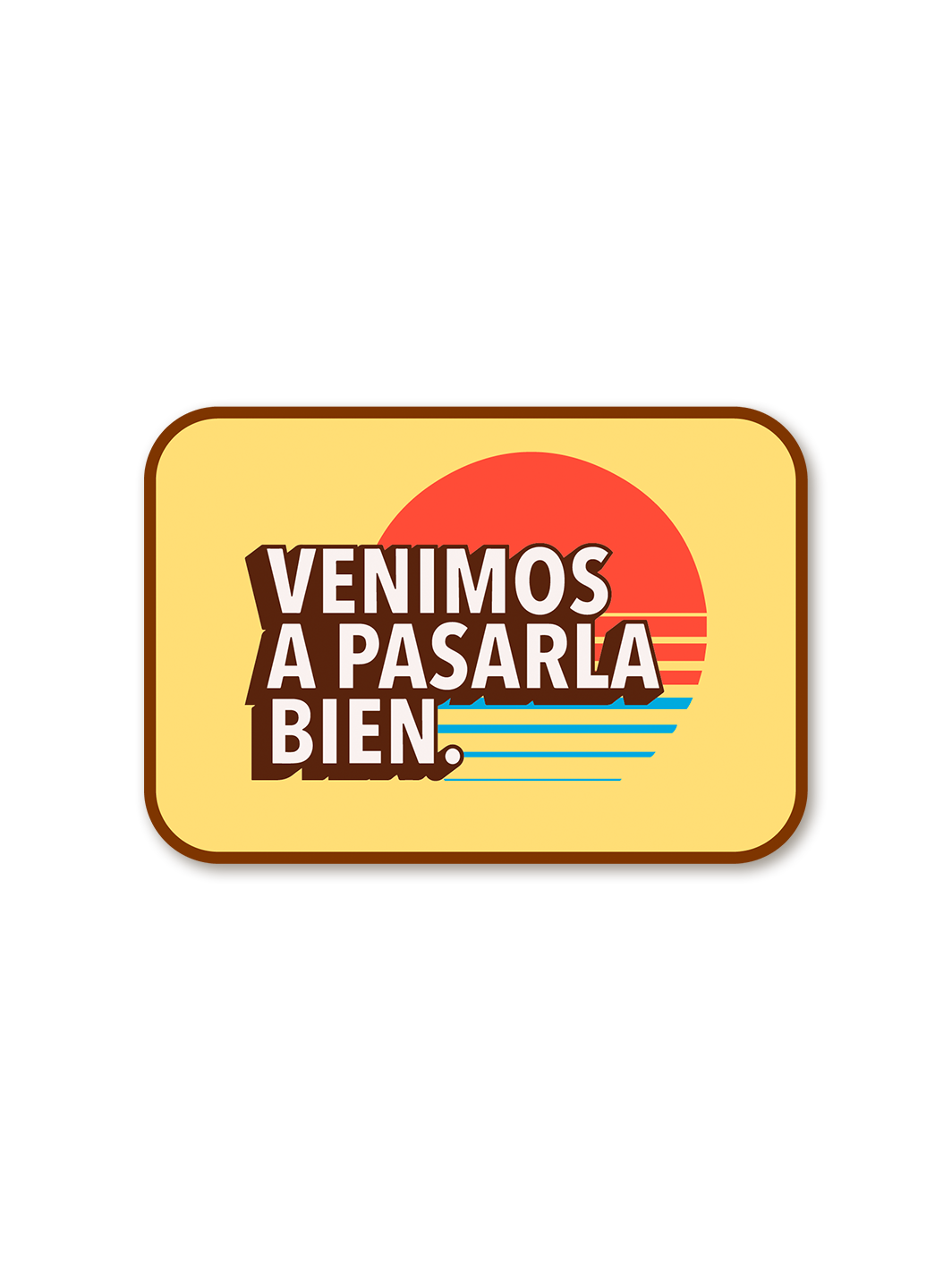 Sticker Banana Sunset