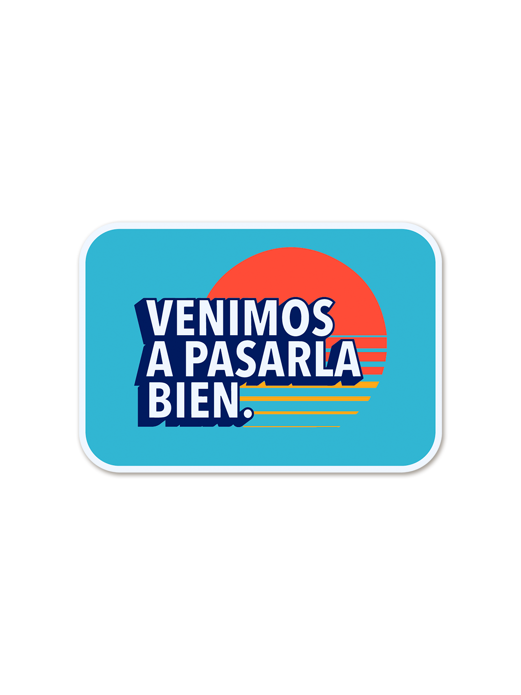 Sticker Azul Sunset