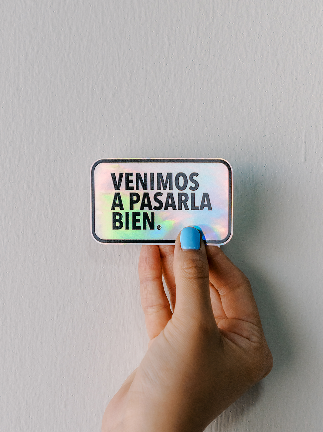 Sticker Clásico Holográfico