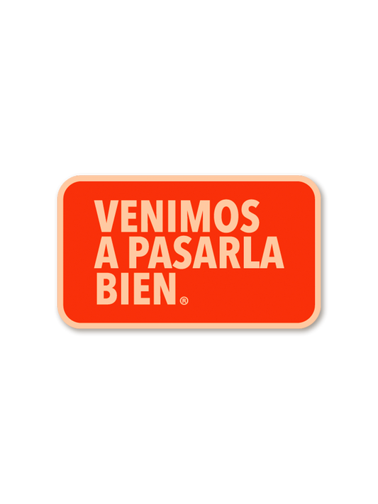 Sticker Clásico Naranja