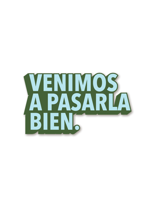 Sticker Logo Retro Verde