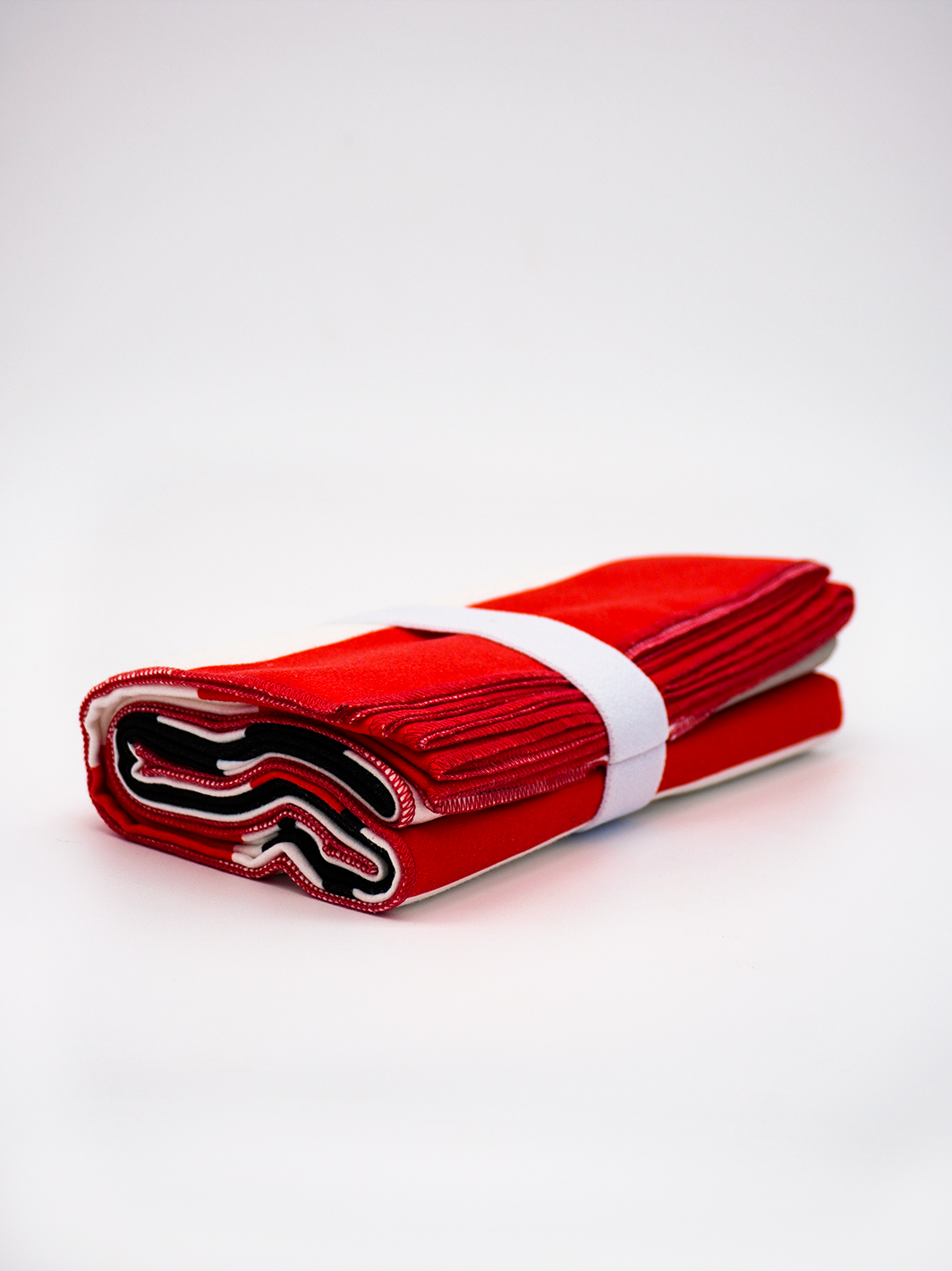 Toalla Rayada Roja