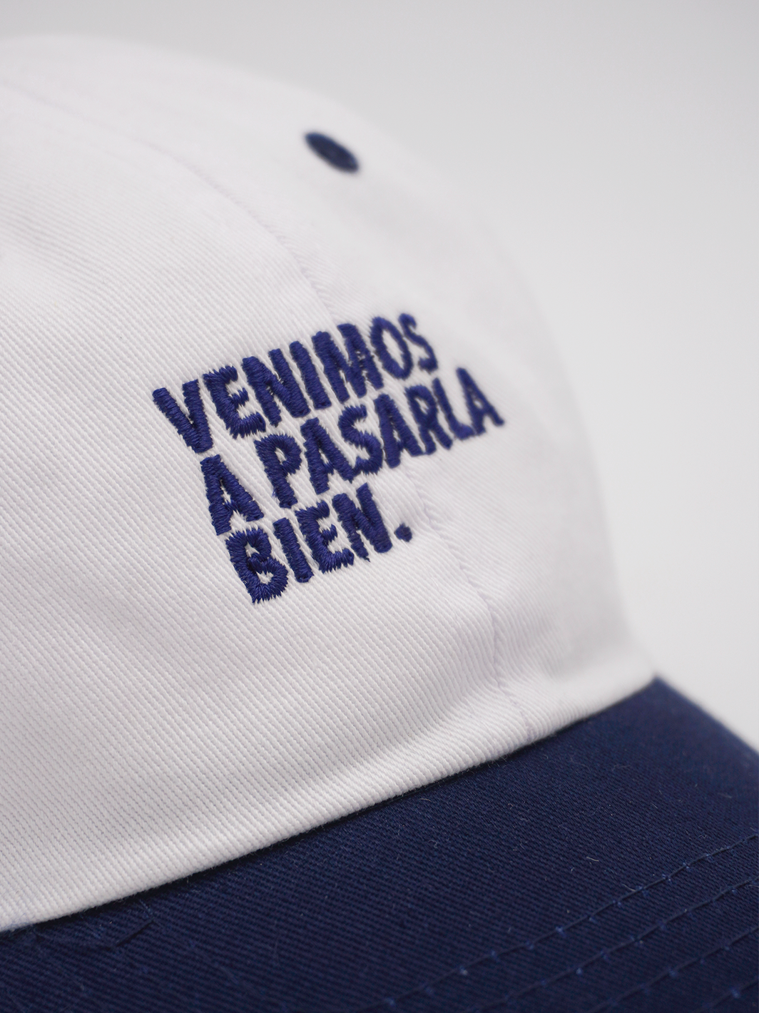 Dad Hat Beisbolera azul
