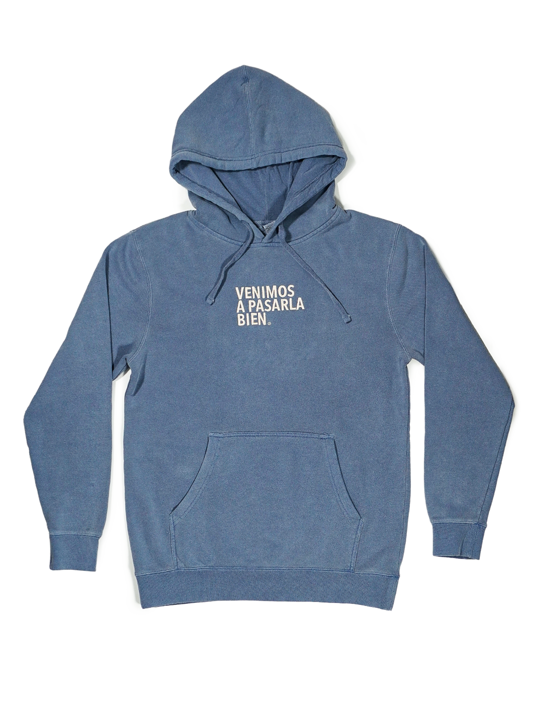 Hoodie azul deslavada