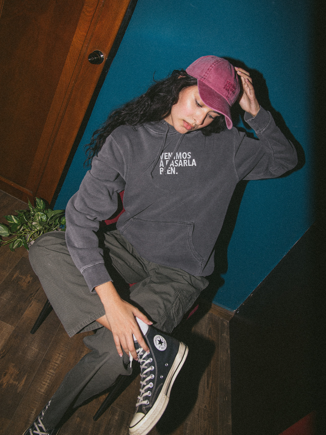 Hoodie Gris Deslavada