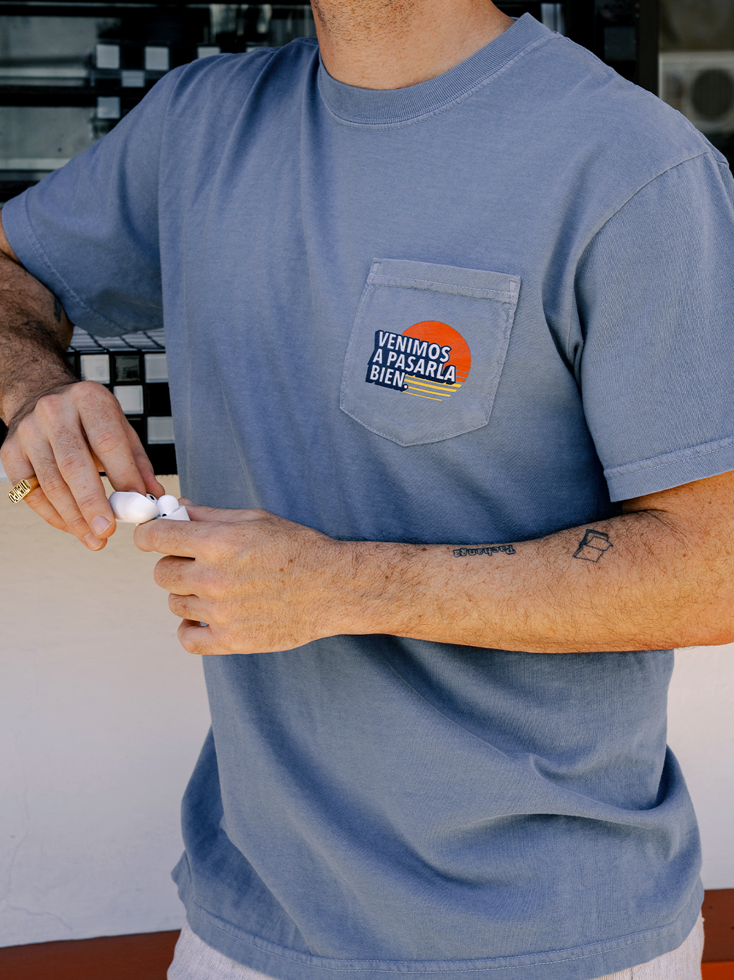 Playera Pocket Sunset