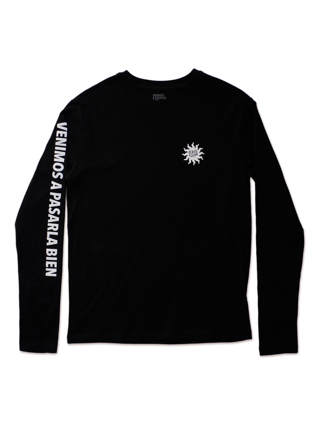 Playera fluir negra