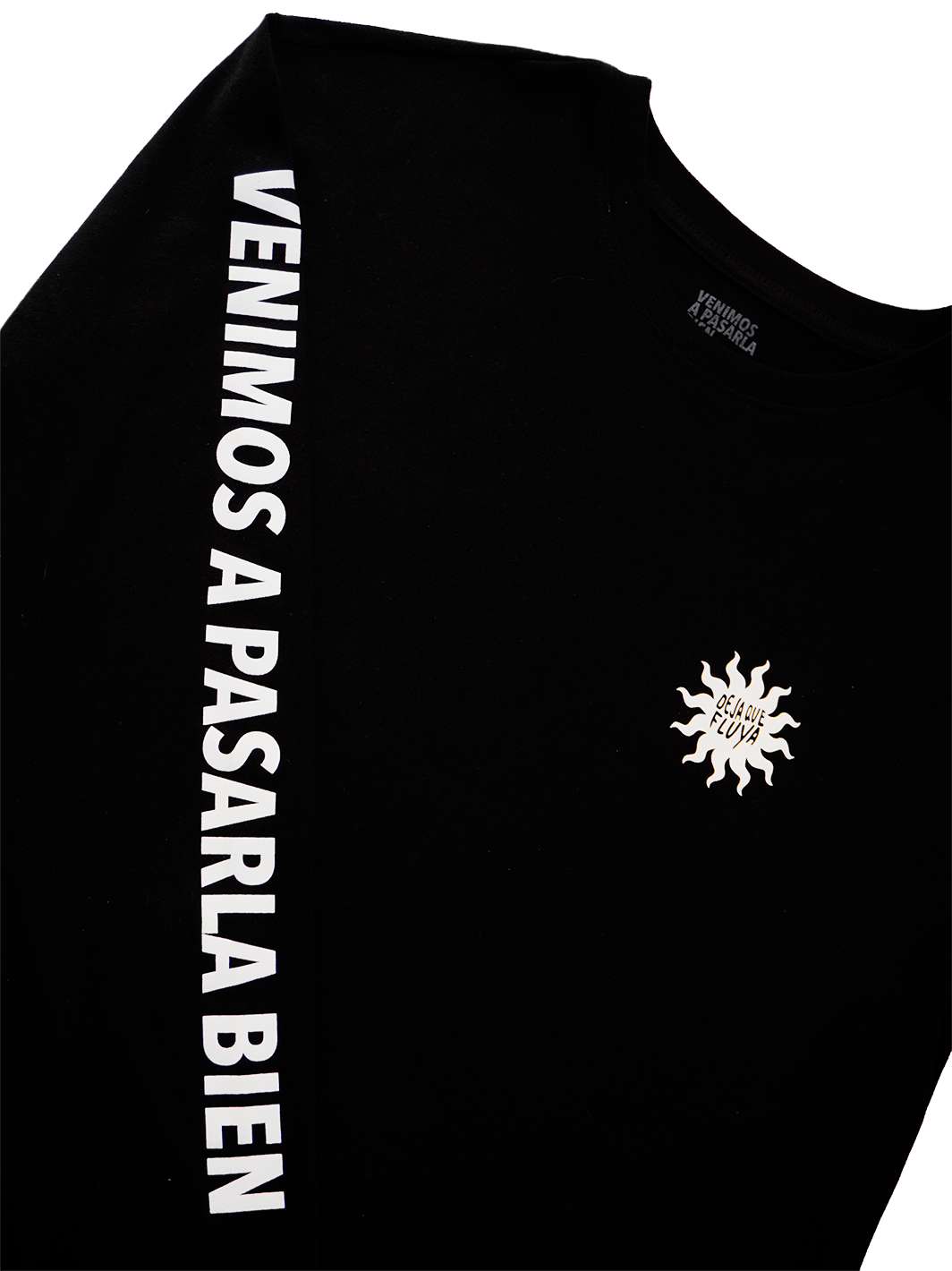 Playera Fluir Negra
