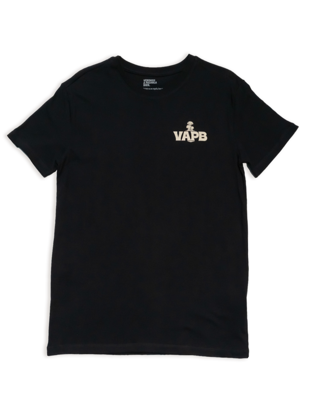 Playera Negra Hongo