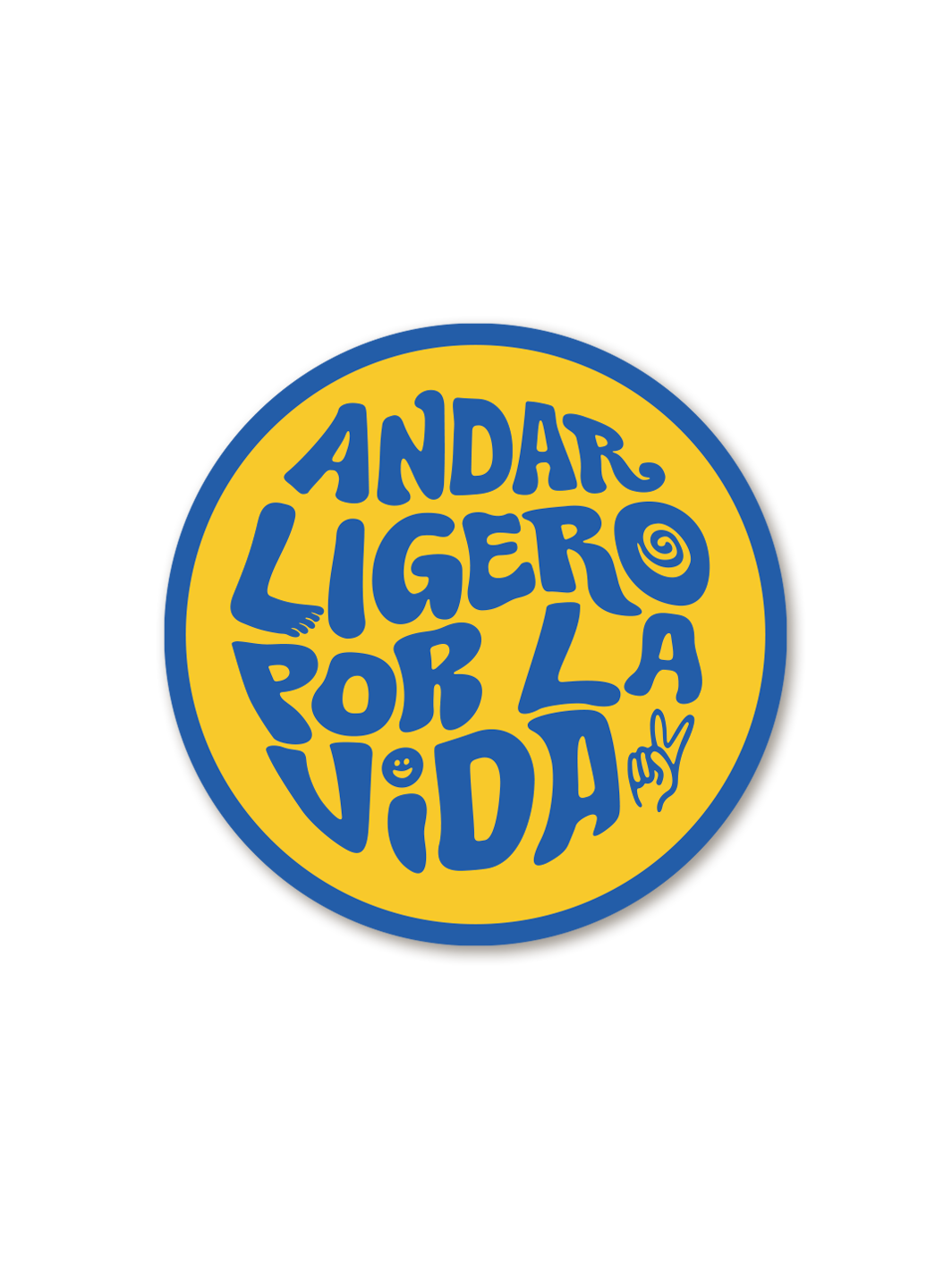 Sticker andar ligero