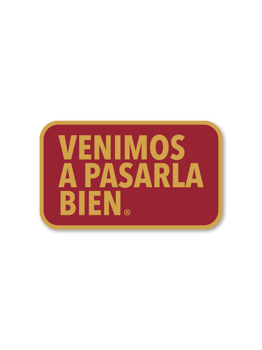Sticker Clásico Tinto