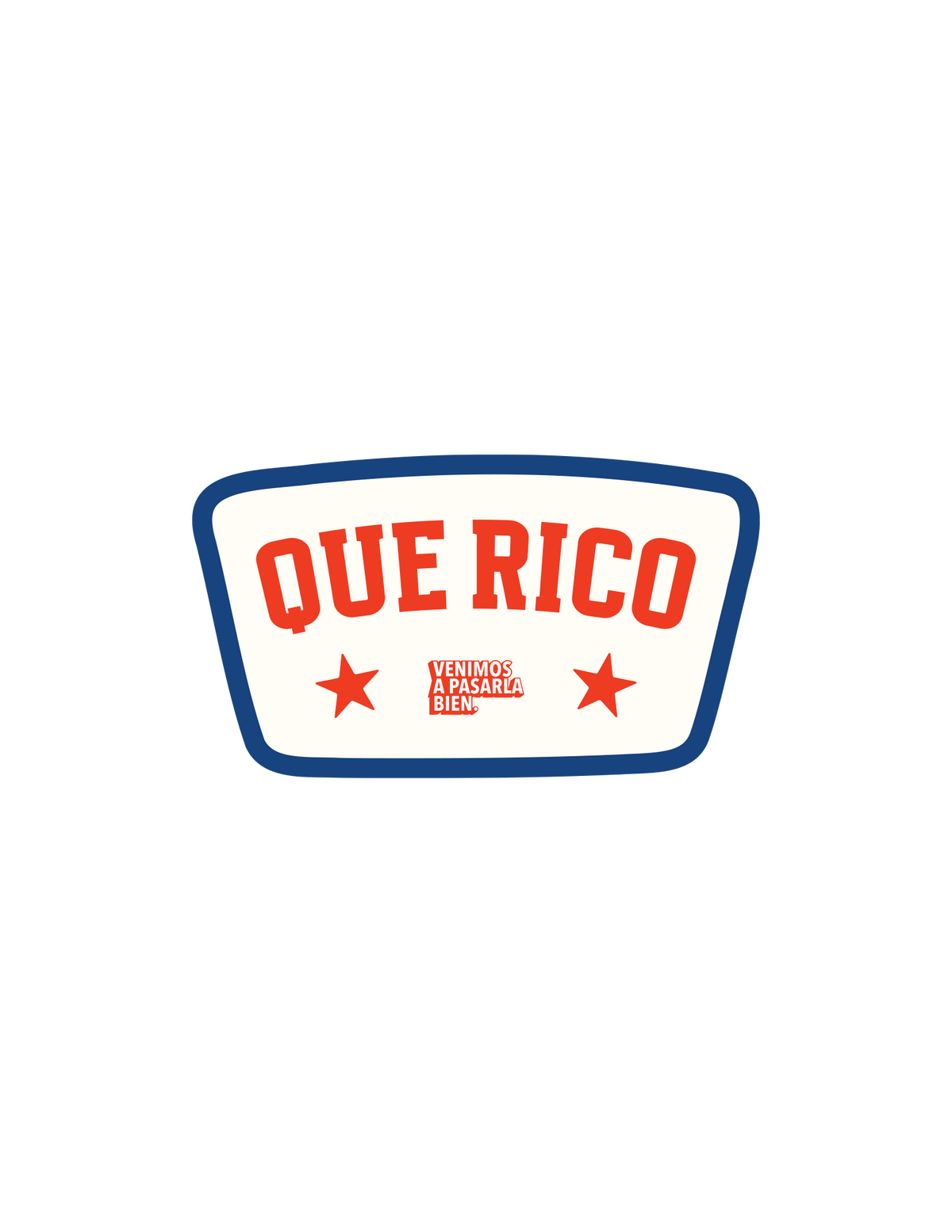 Sticker "Que rico"