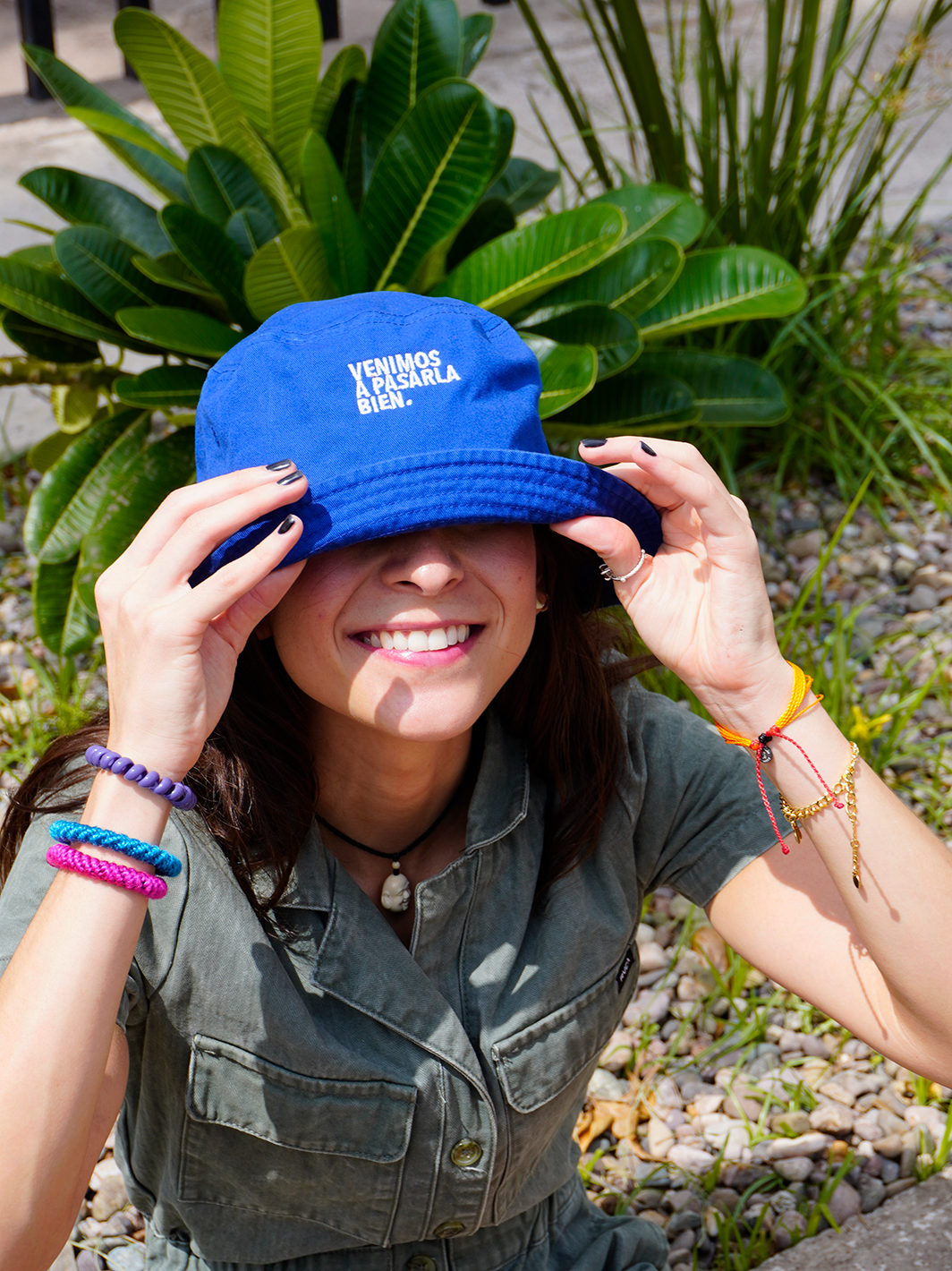 Bucket Hat Azul Rey