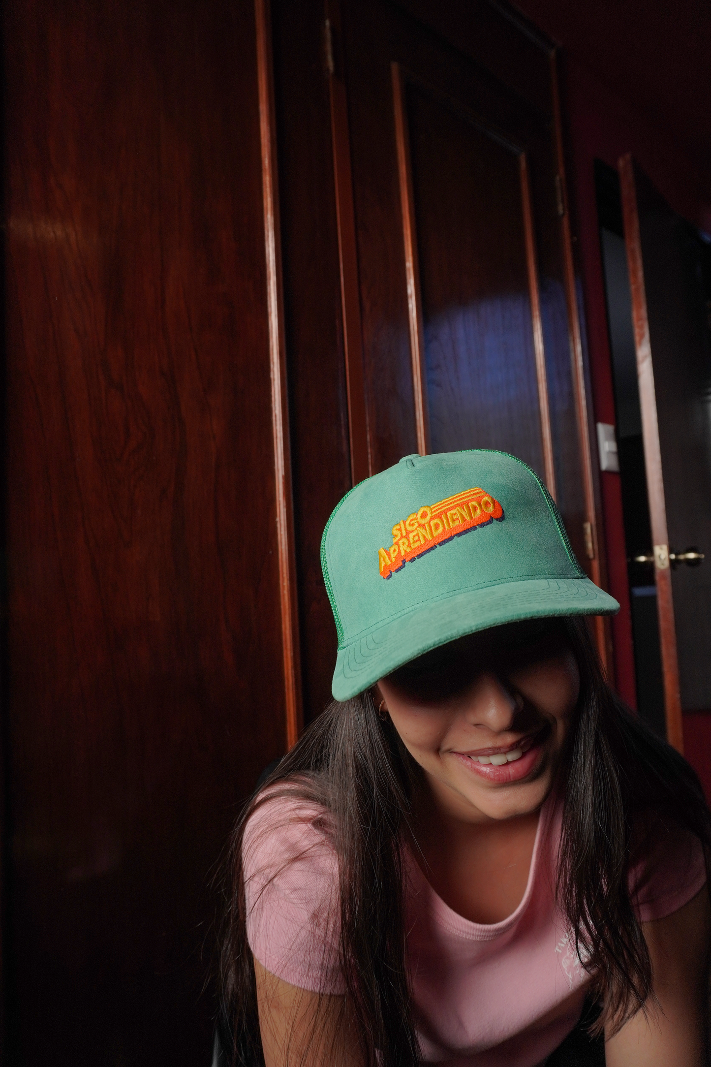 Snapback Verde "Sigo Aprendiendo"