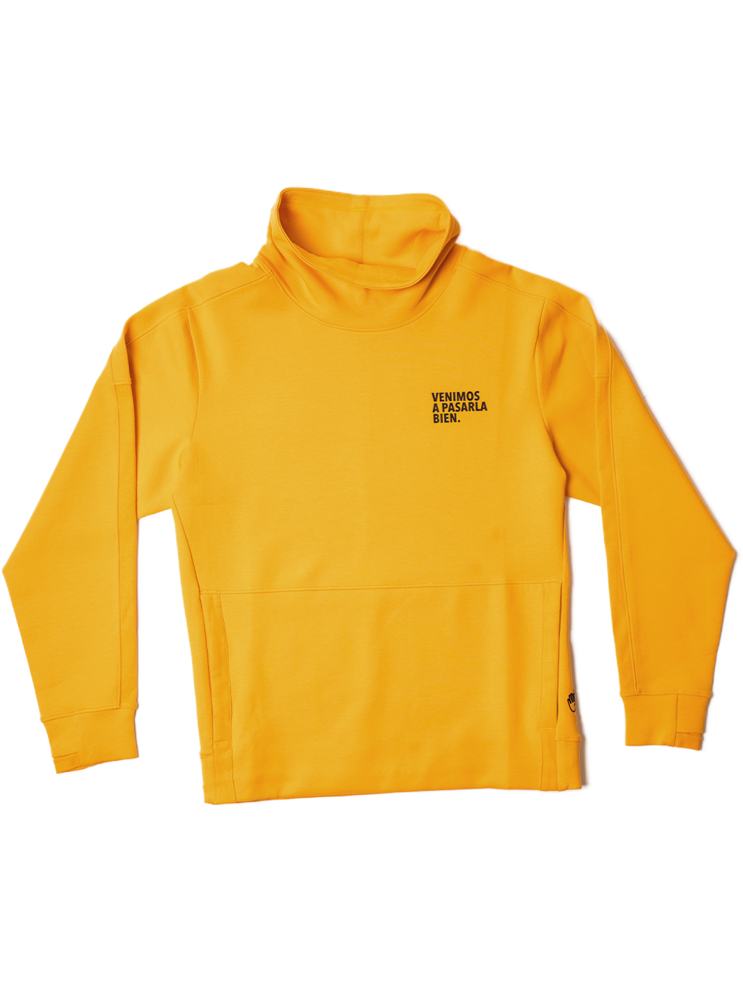 Sudadera cuello largo amarilla