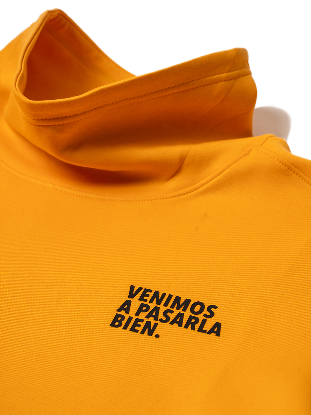 Sudadera Cuello Largo Amarilla