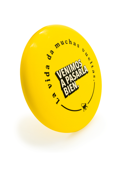 Frisbee "La vida da muchas vueltas."