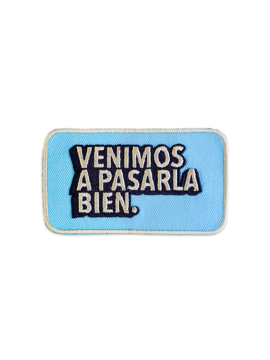 Parche clásico azul