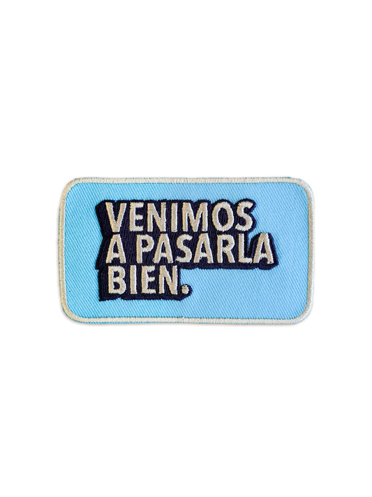 Parche clásico azul