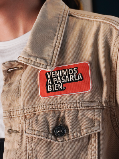 Parche clásico naranja