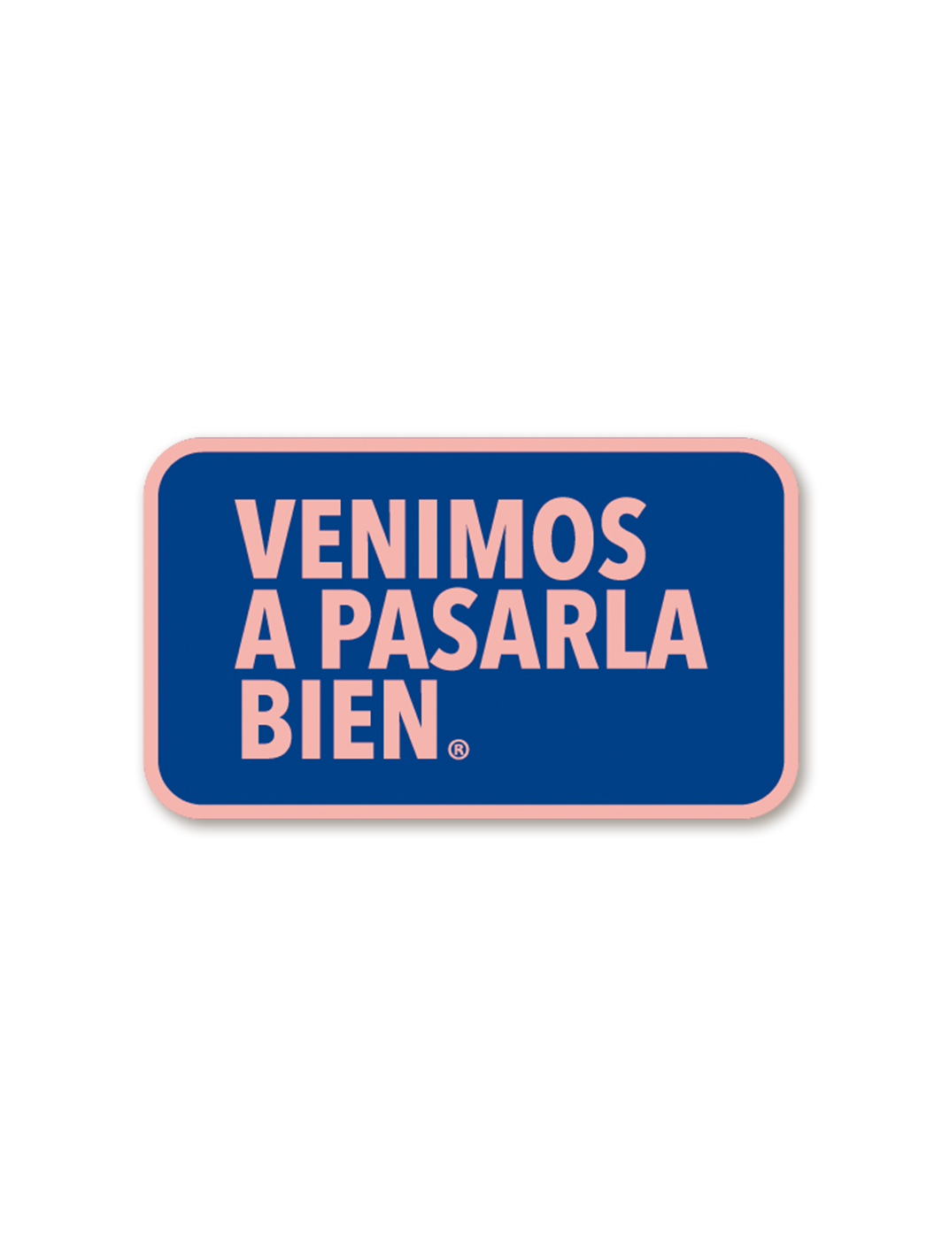 Sticker clásica Azul