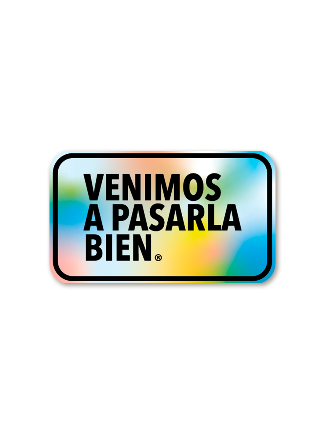 Sticker clásica Holográfica