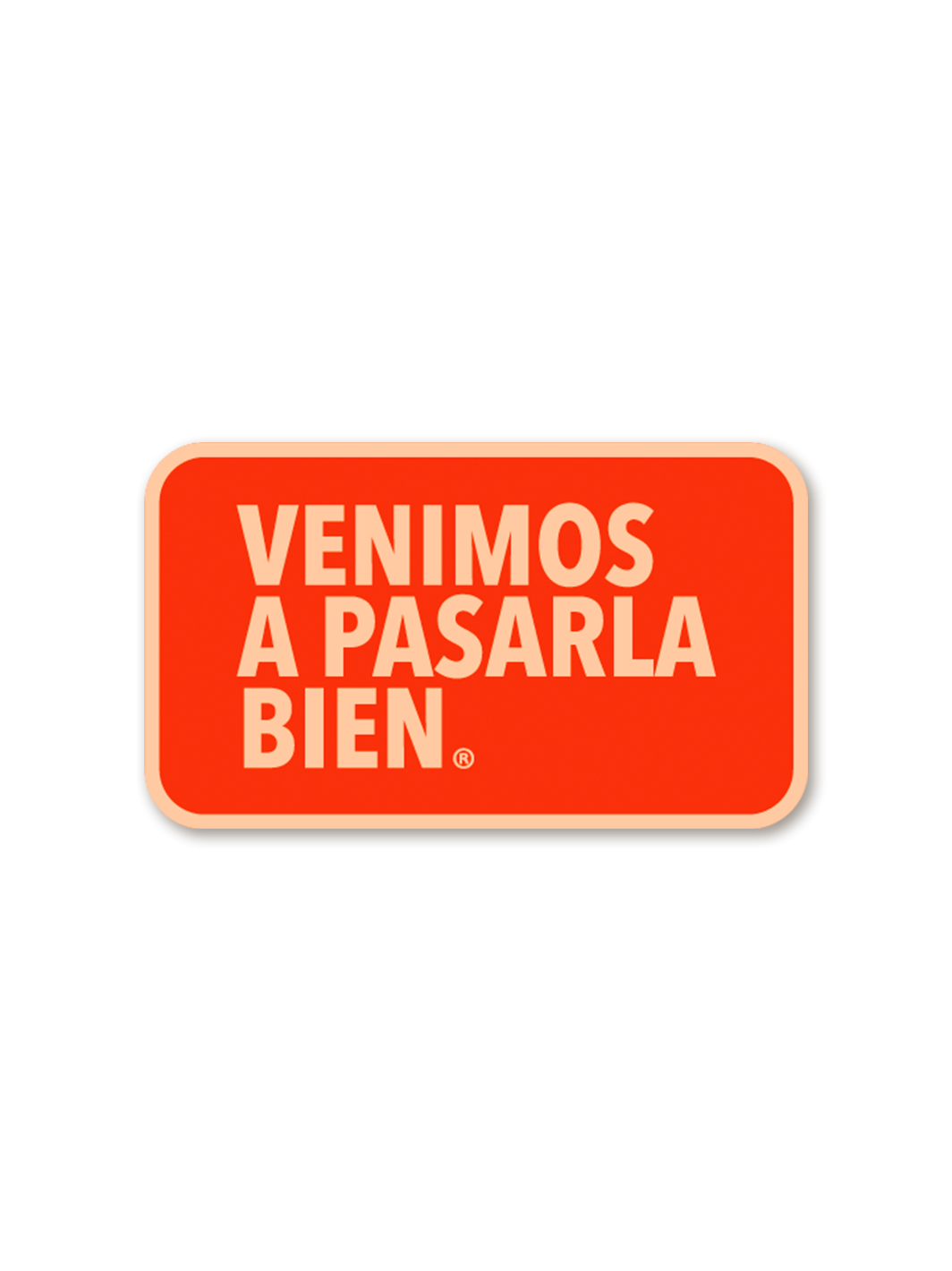 Sticker clásica Naranja