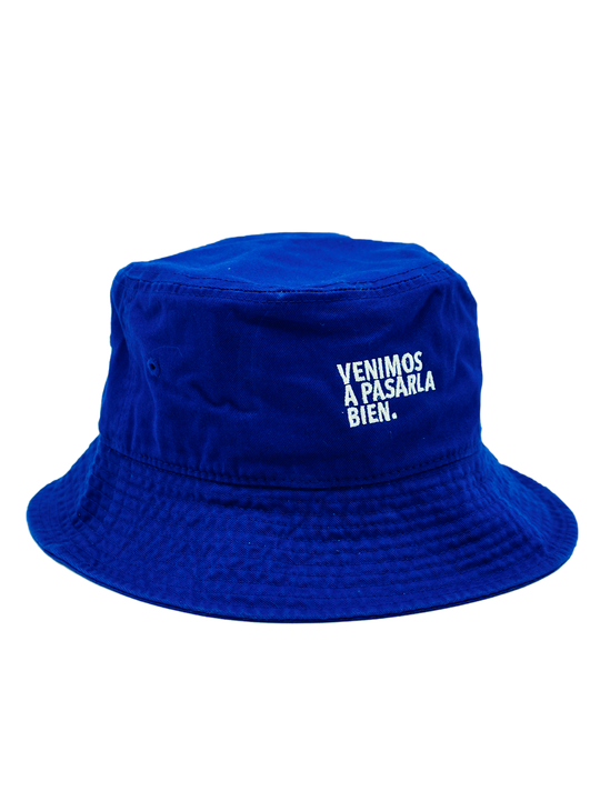 Bucket hat azul rey