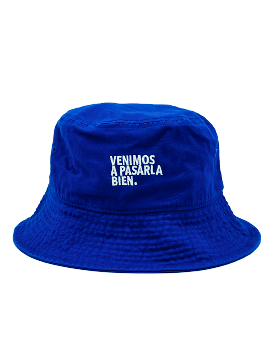 Bucket hat azul rey