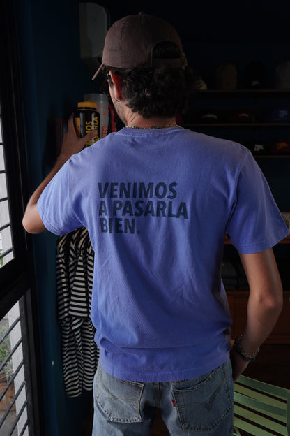 Playera Azul Deslavada