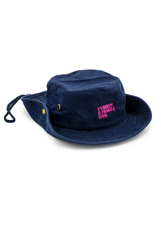 Bucket Hat Safari Azul
