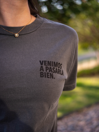 Playera Gris Deslavada