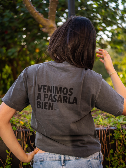 Playera Gris Deslavada
