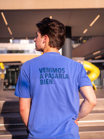 Playera Azul Deslavada