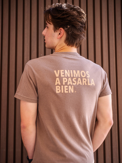 Playera Café Deslavada