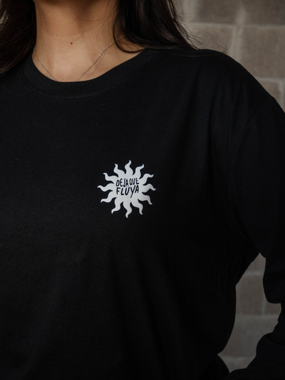 Playera Fluir Negra