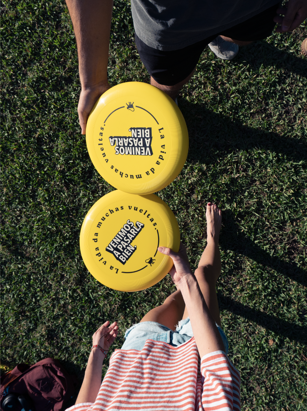 Frisbee "La vida da muchas vueltas."