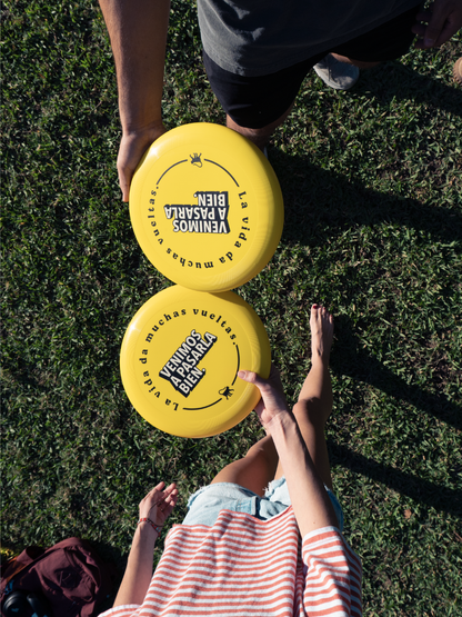Frisbee "La vida da muchas vueltas."