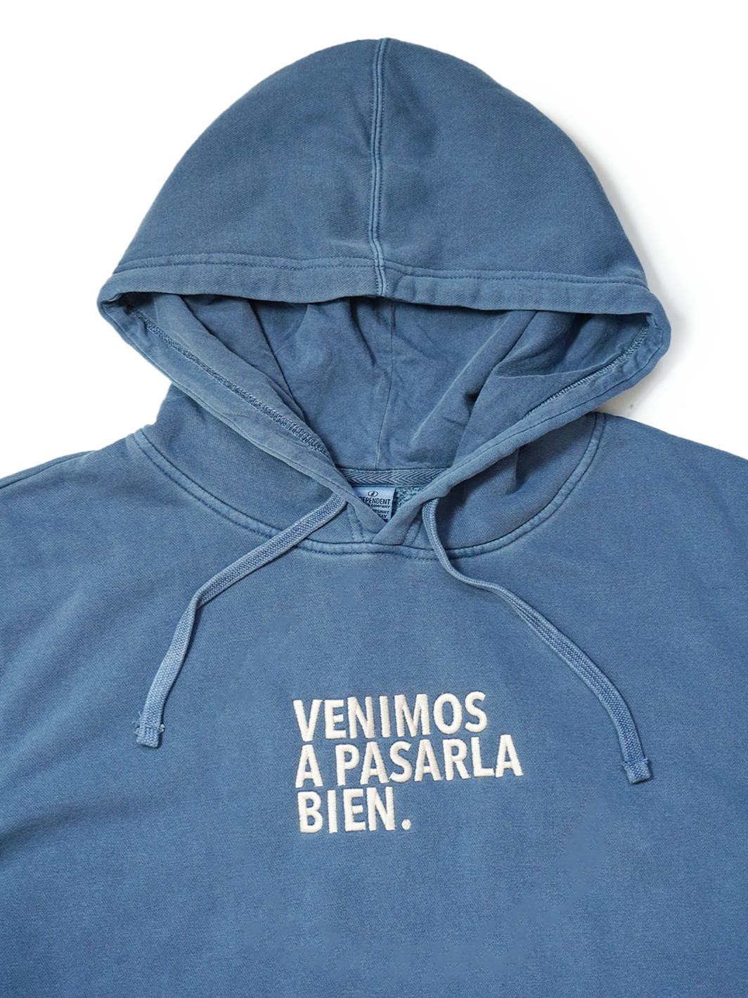 Hoodie azul deslavada