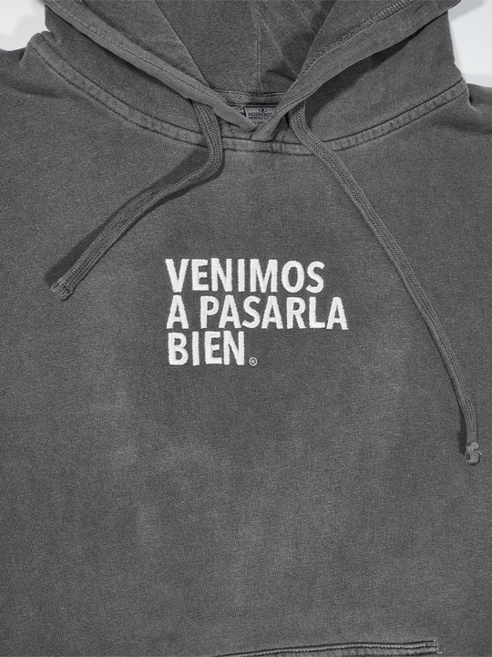 Hoodie gris deslavada