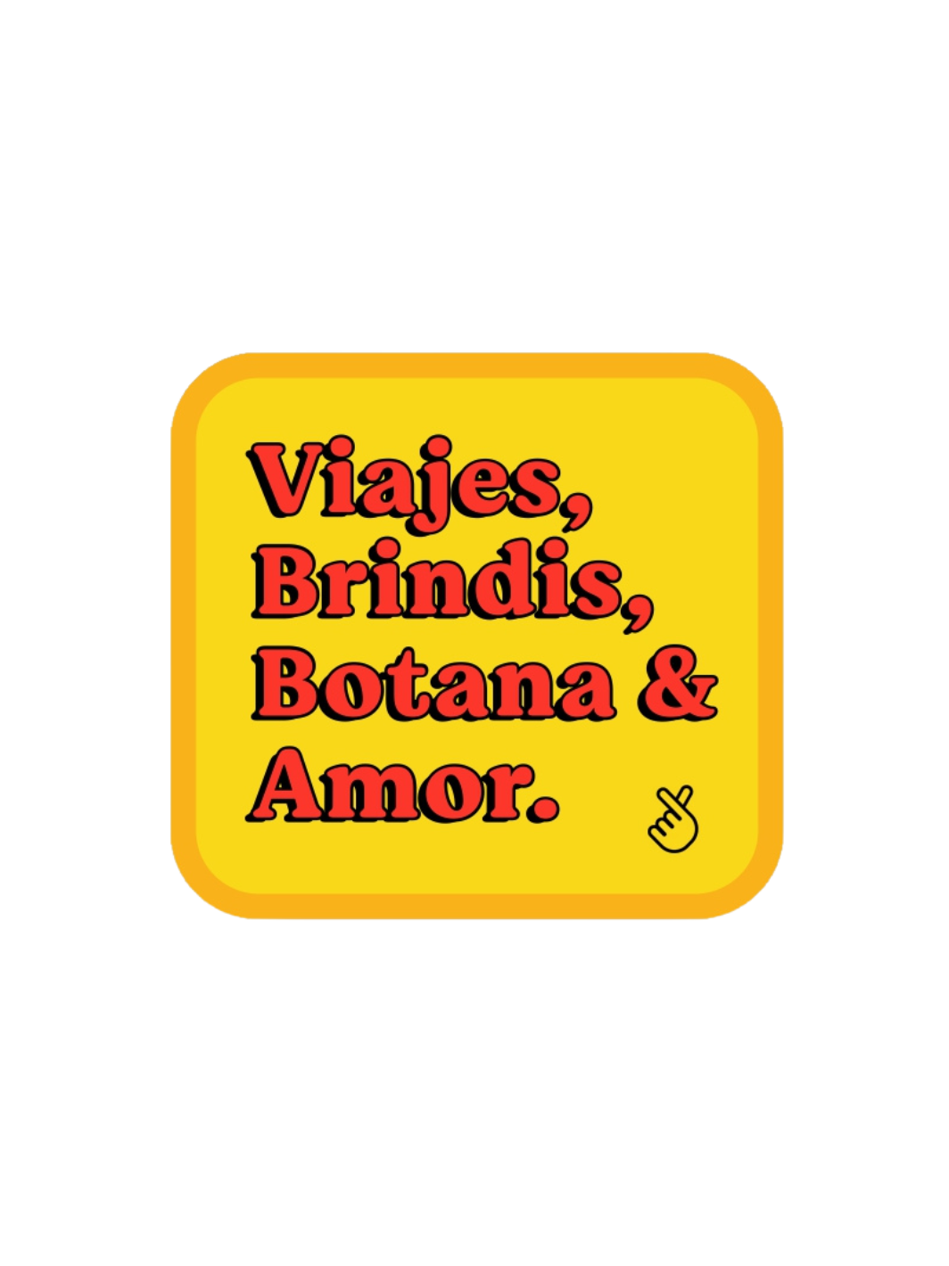 Sticker brindis