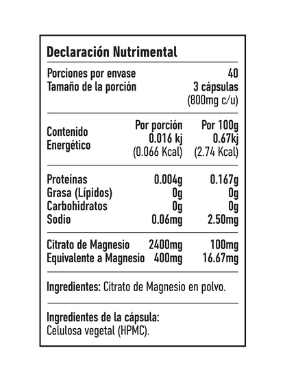 Citrato de magnesio