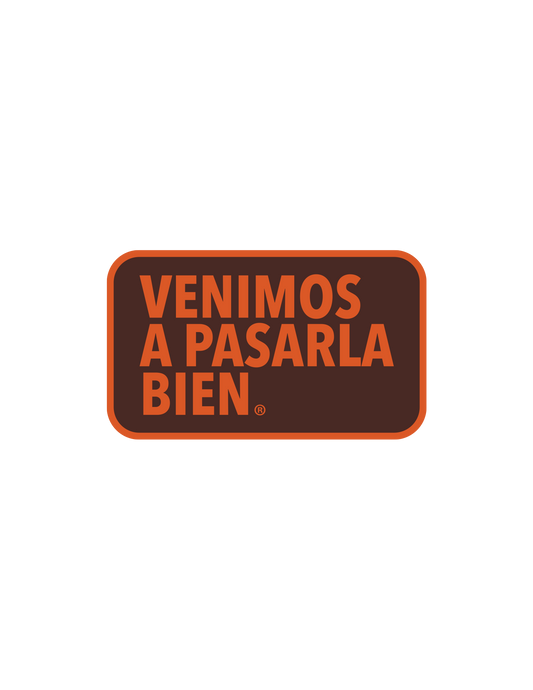 Sticker cafe naranja