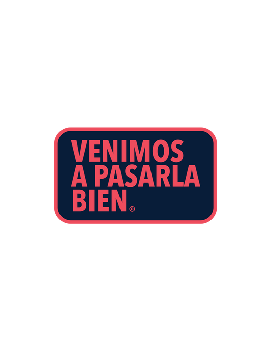 Sticker azul rosa