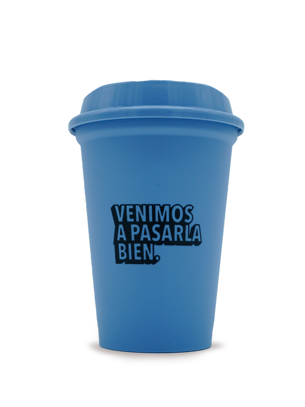 Vaso cafetero color azul