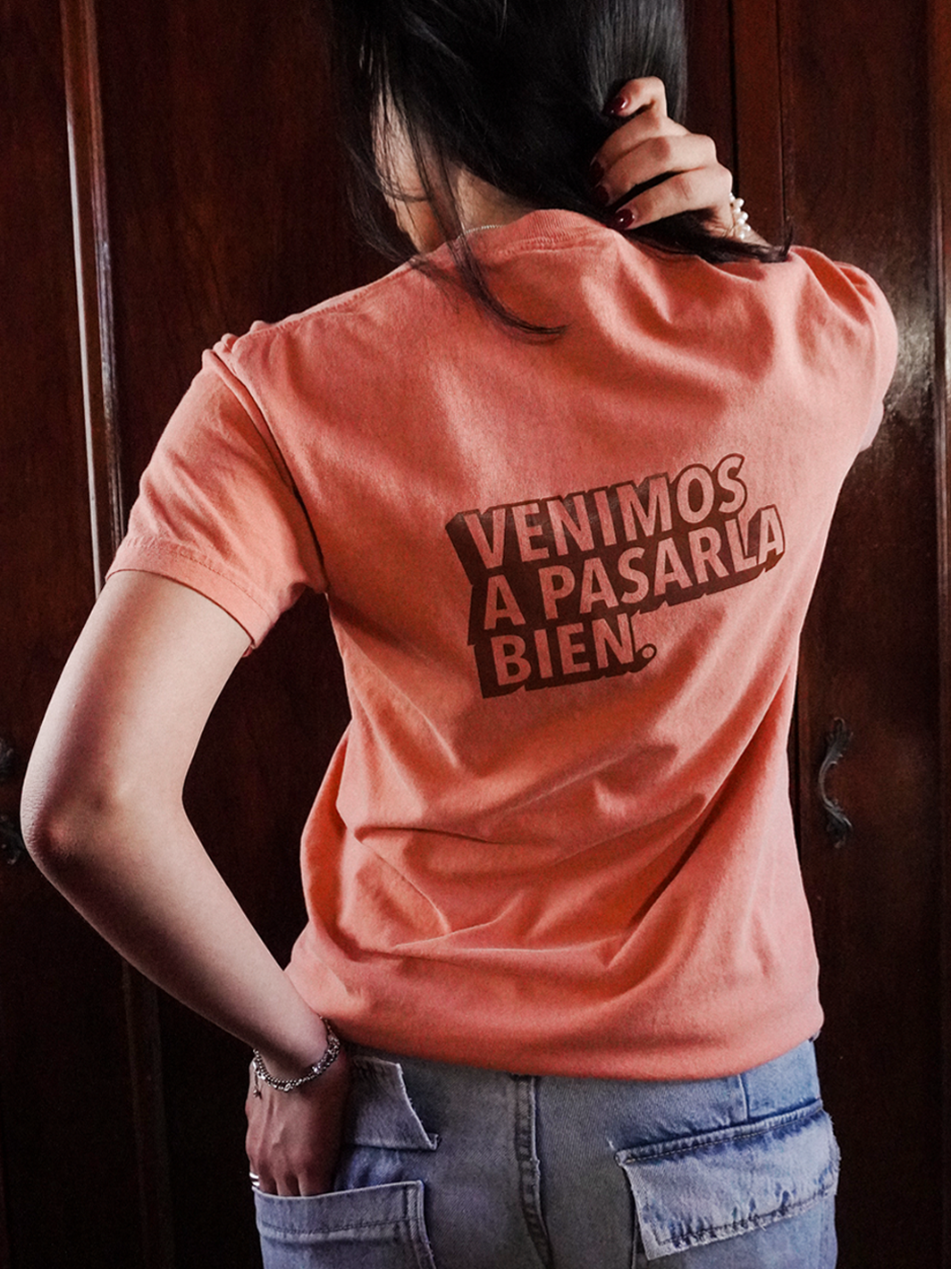 Playera naranja