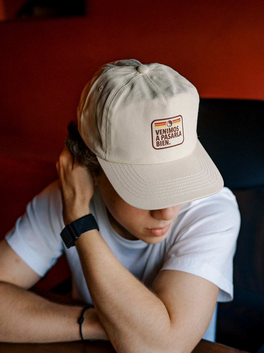 Snapback “Suavena” beige