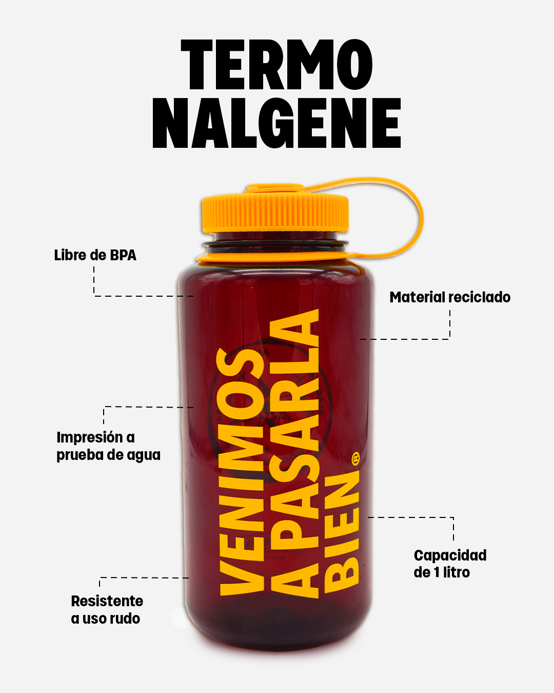 Termo Nalgene Tinto