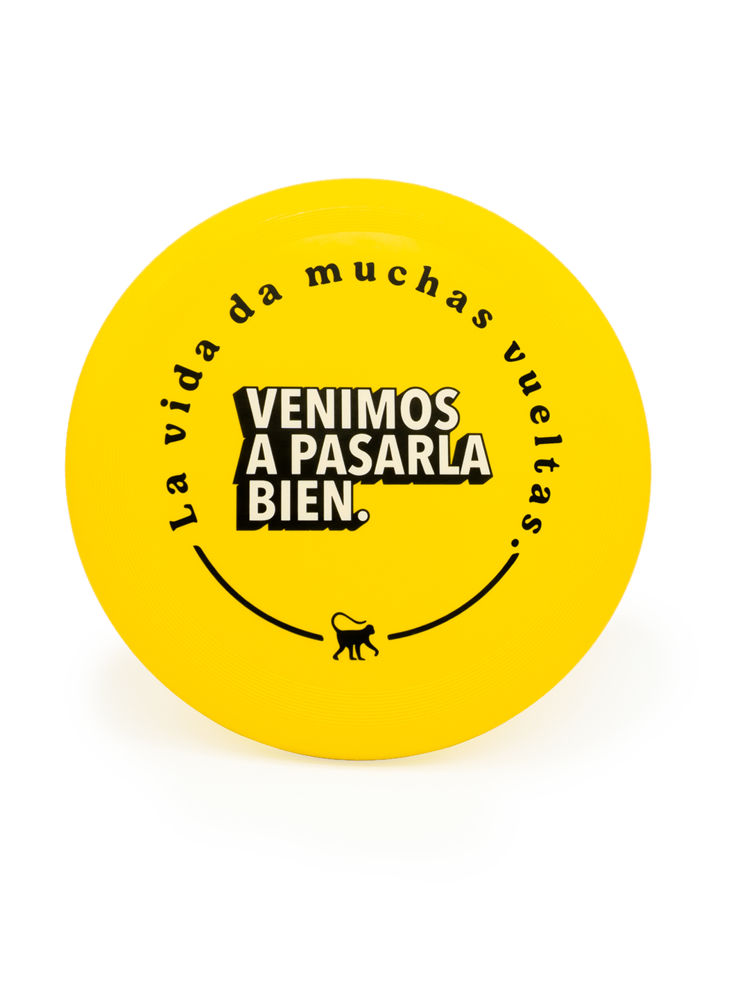 Frisbee "La vida da muchas vueltas."