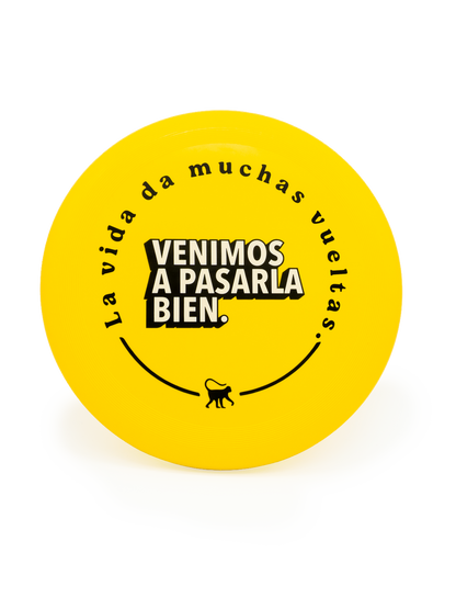 Frisbee "La vida da muchas vueltas."